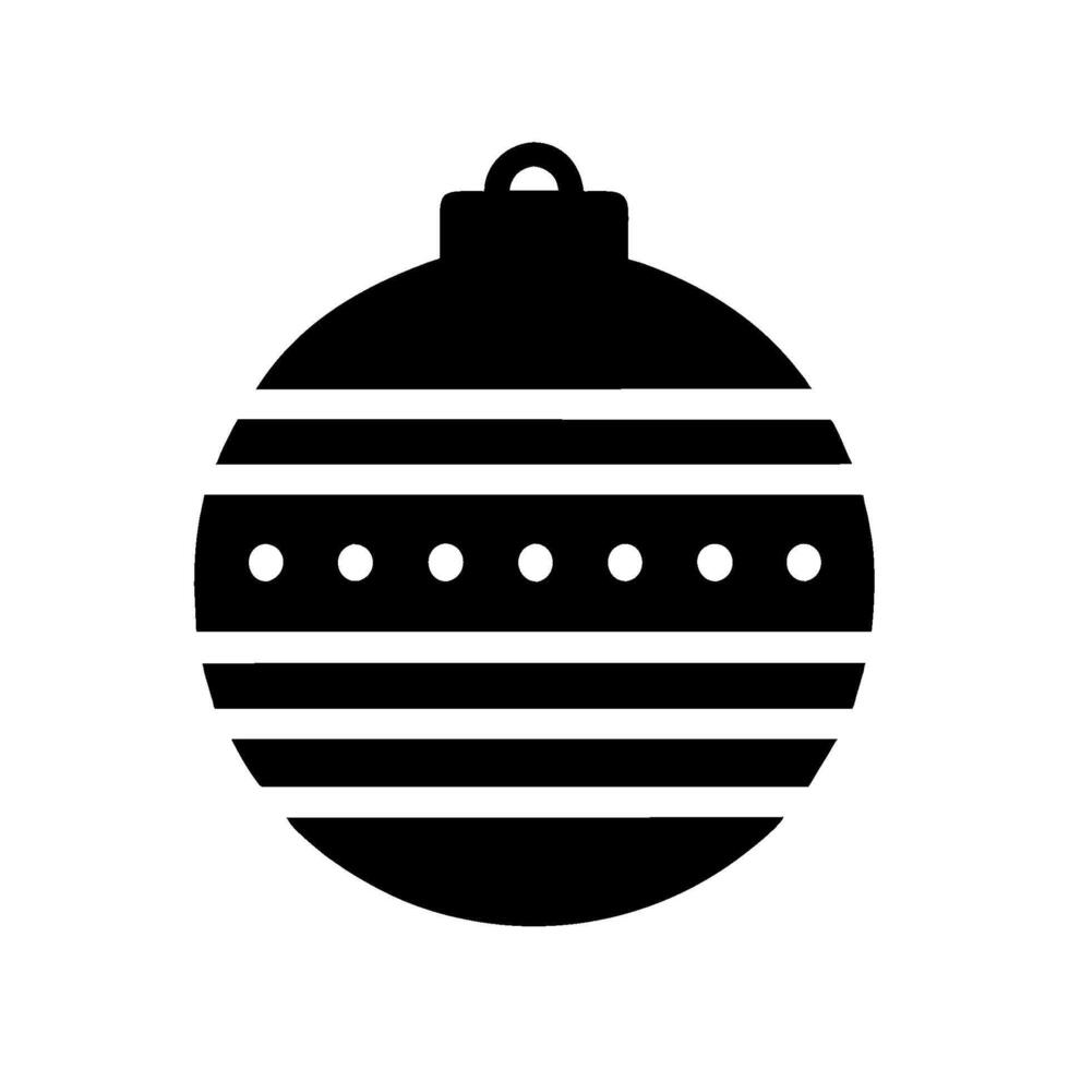 Christmas ball icon illustration vector