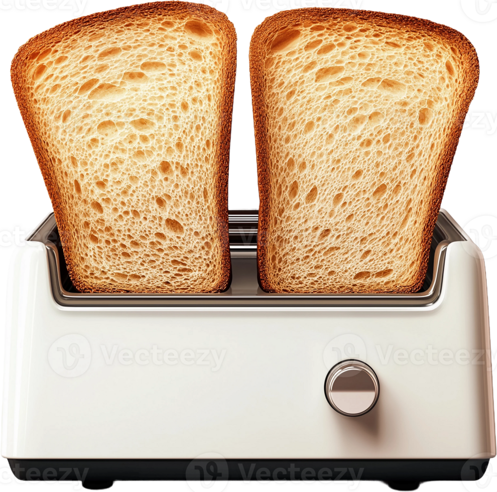 toaster with two slices of bread in it png