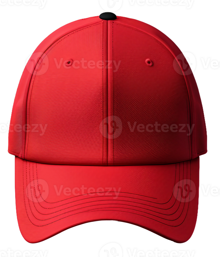 red baseball cap on a transparent background png