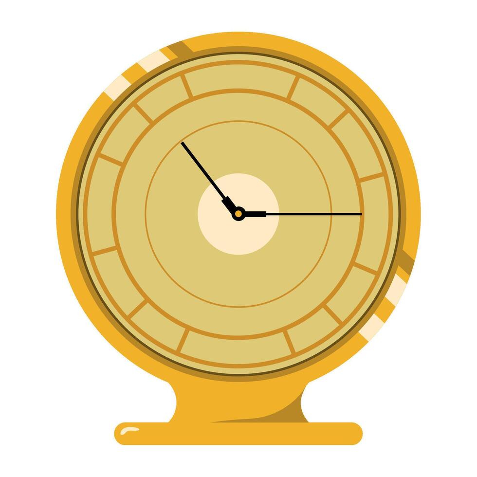 A clock on a stand image vector