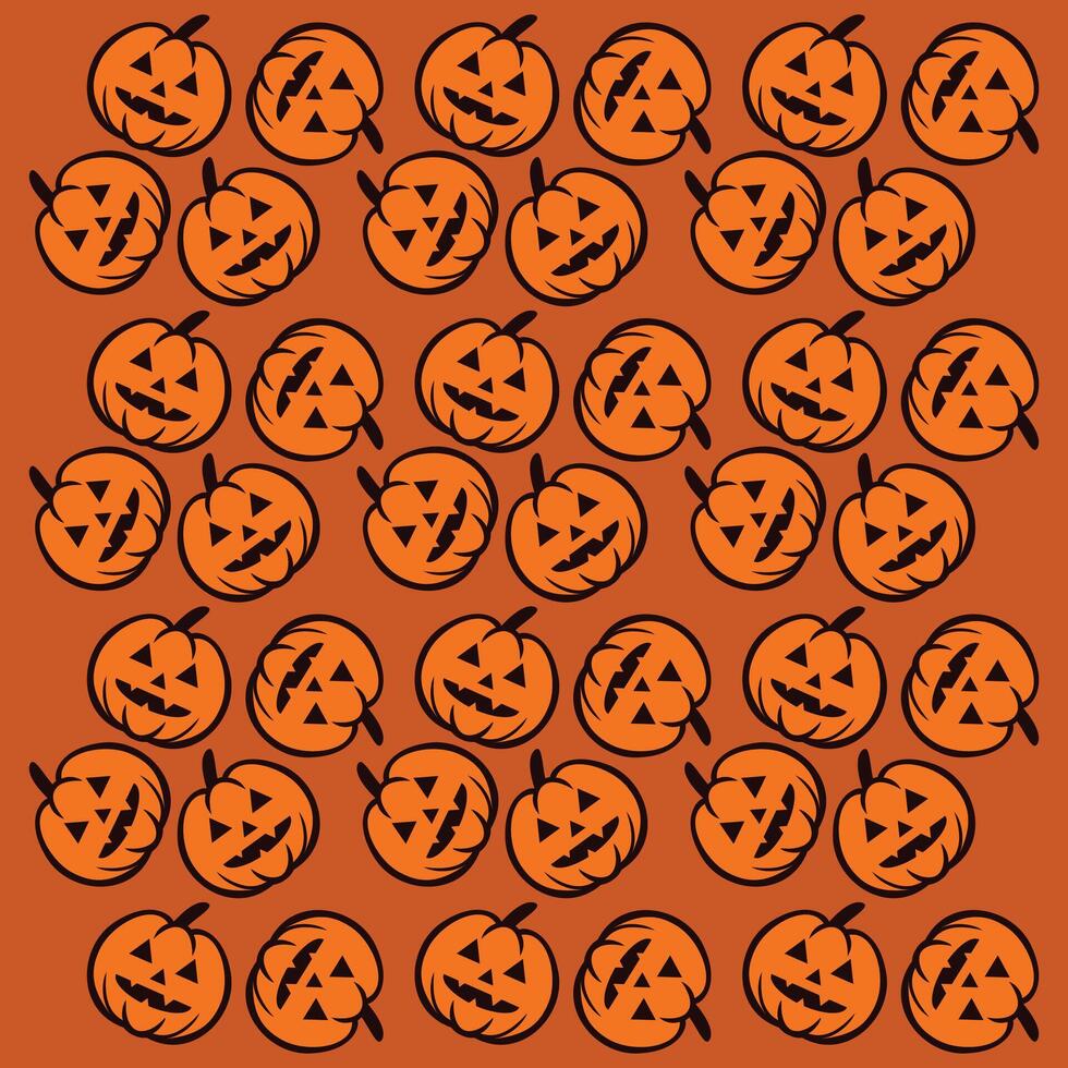 pattern background halloween theme vector