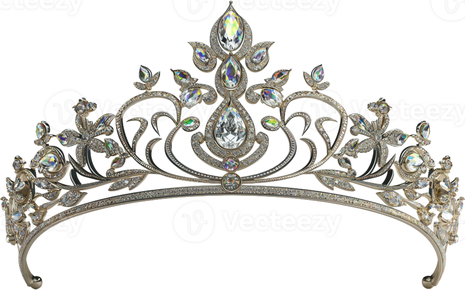 a crown with a diamond png