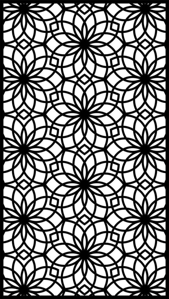 black and white geometric pattern with geometric shapes and a black and white geometric pattern. vector