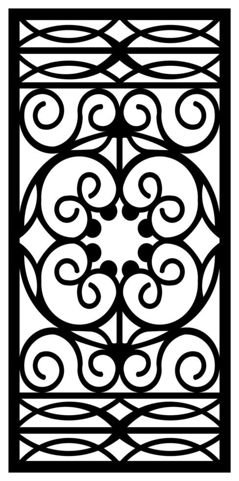 a black and white design from the collection of art period. vector