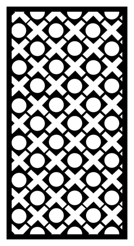 a black and white rug with a black design. vector