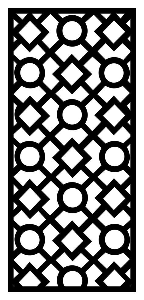 a black and white geometric design with a geometric pattern. vector