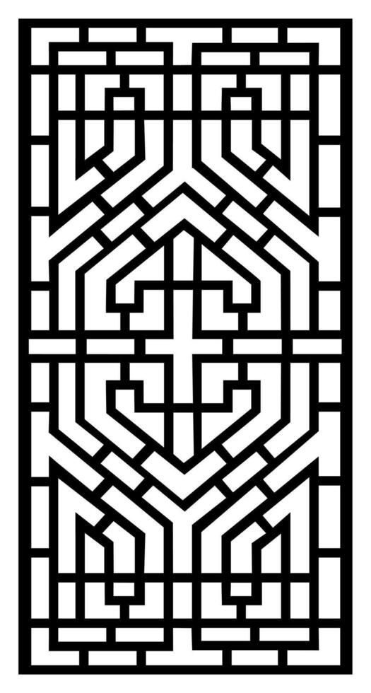 a design in the shape of a labyrinth. vector