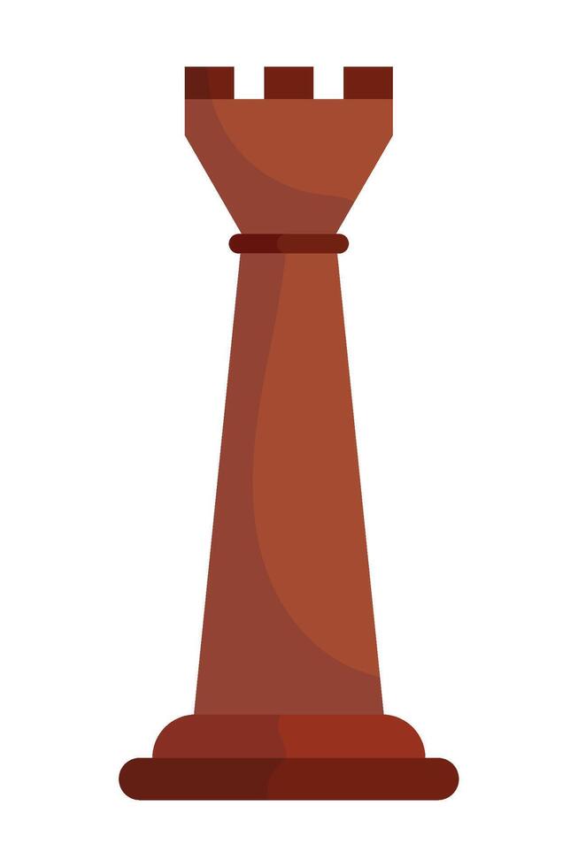 An illustration of a chess piece vector