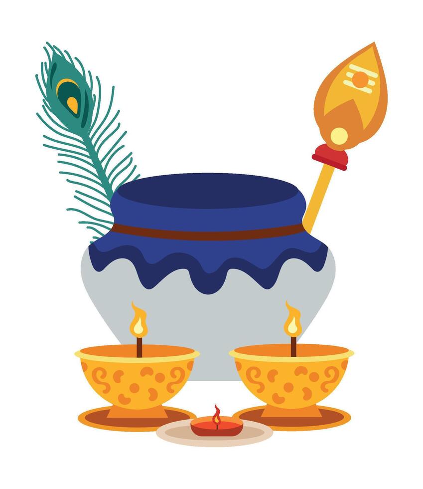 Diwali diya, diya diya diya diya diya diya di vector
