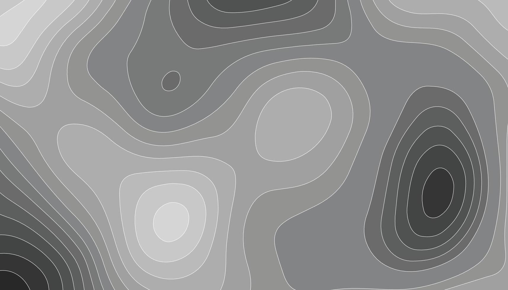 Paper cut multi-layer gray color texture. Abstract modern geometric shape. Topography map concept. Abstract background with circles. vector