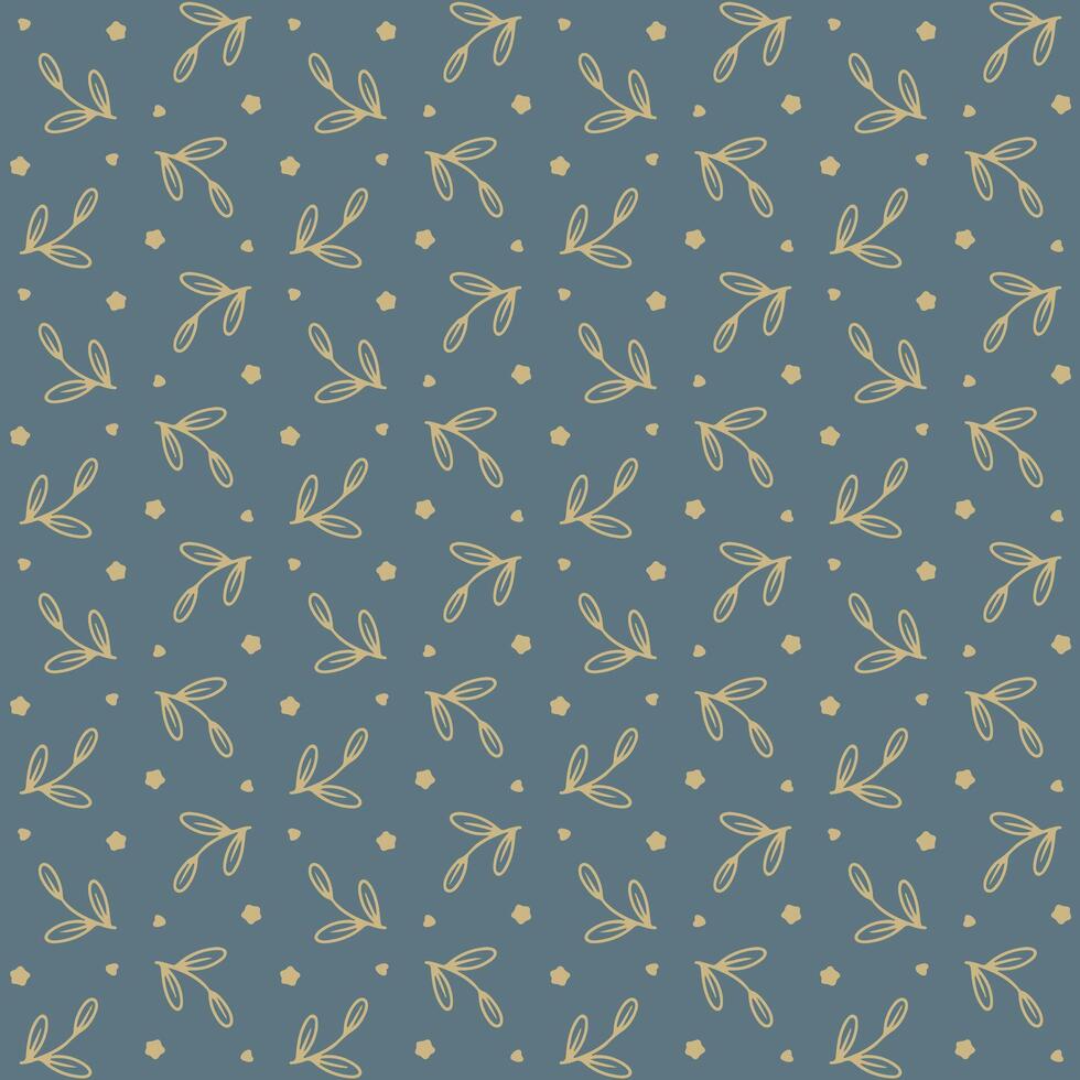 Free floral wallpaper fabric pattern design vector