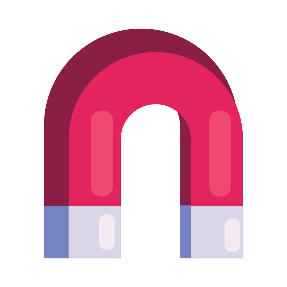 Magnetic magnet icon illustration design vector