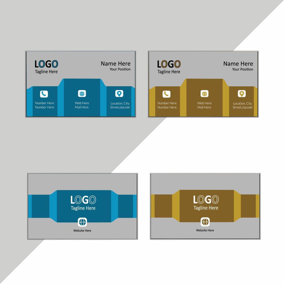 creative business card design vector