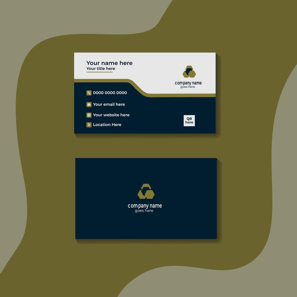 Business card design vector