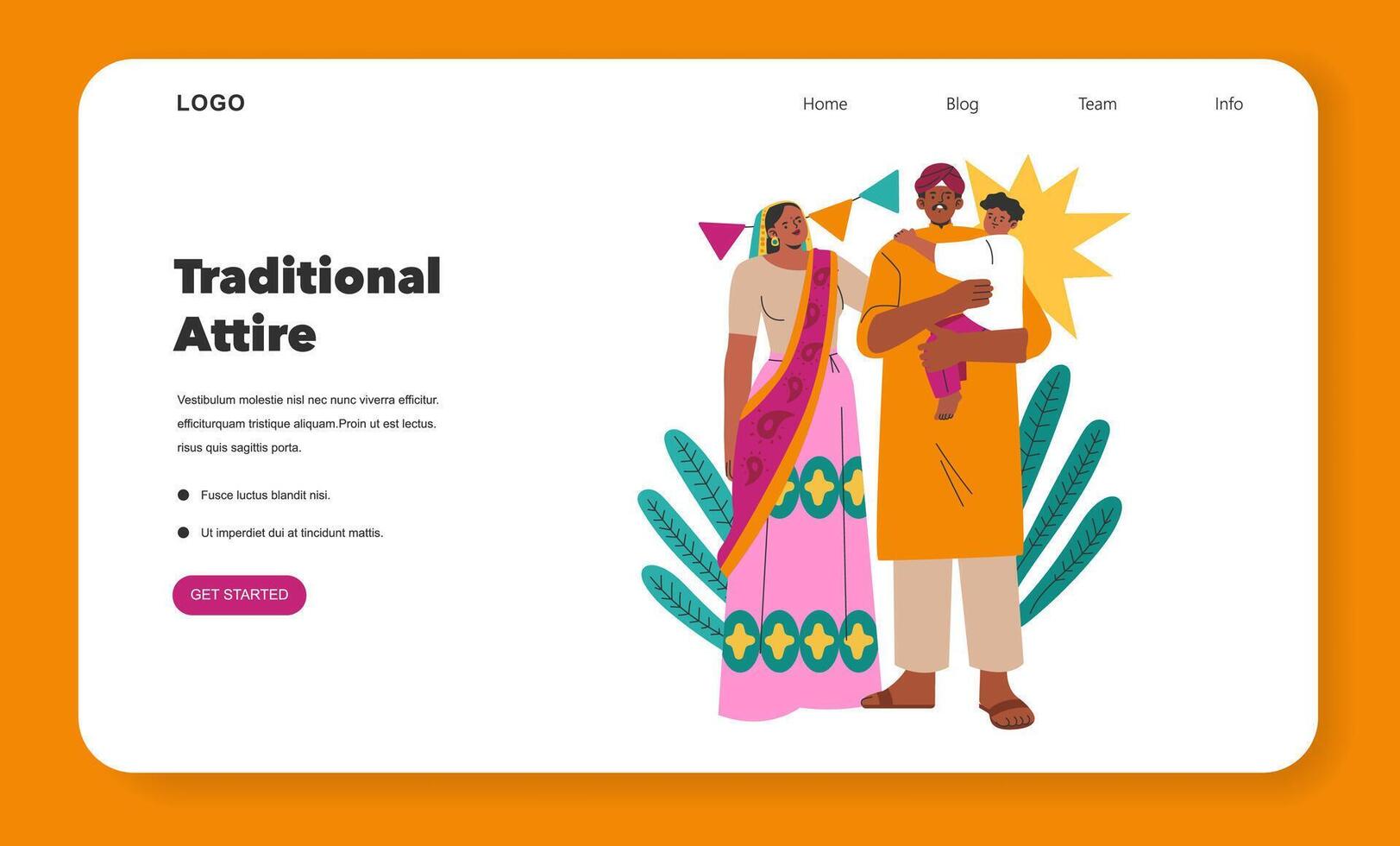 Navaratri. Flat Illustration vector