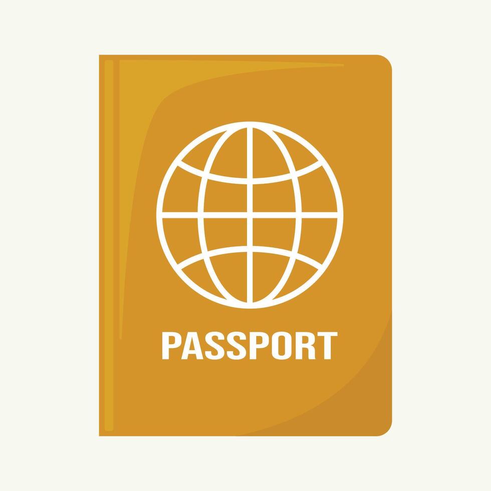 passport icon design, illustration eps10 graphic.flat design vector