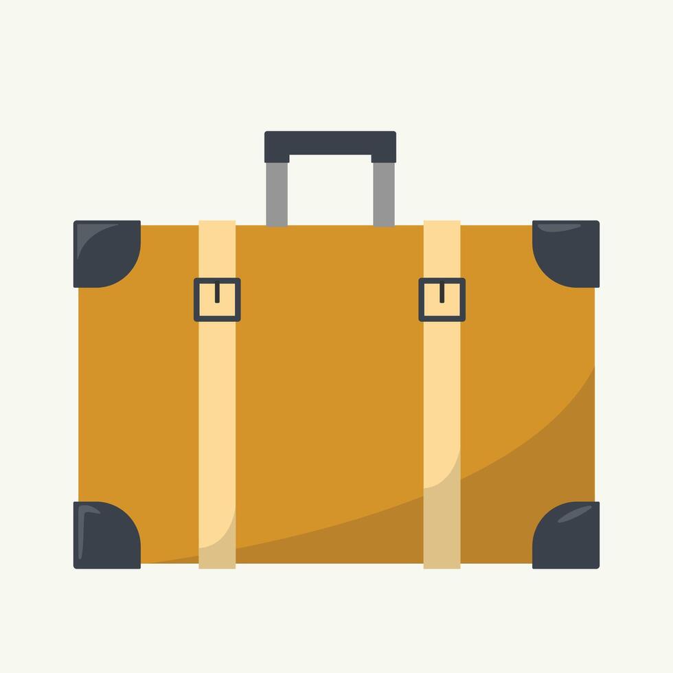 Luggage icon Travel suitcase icon. Flat illustration of travel suitcase icon for web design vector