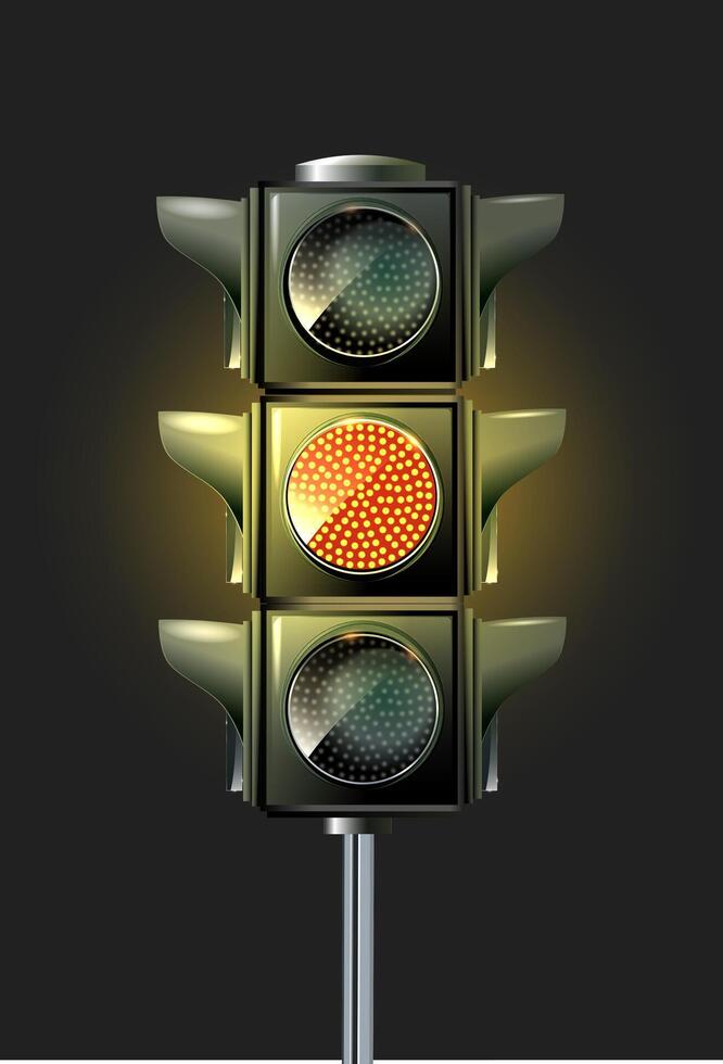 Traffic Lamp Design vector