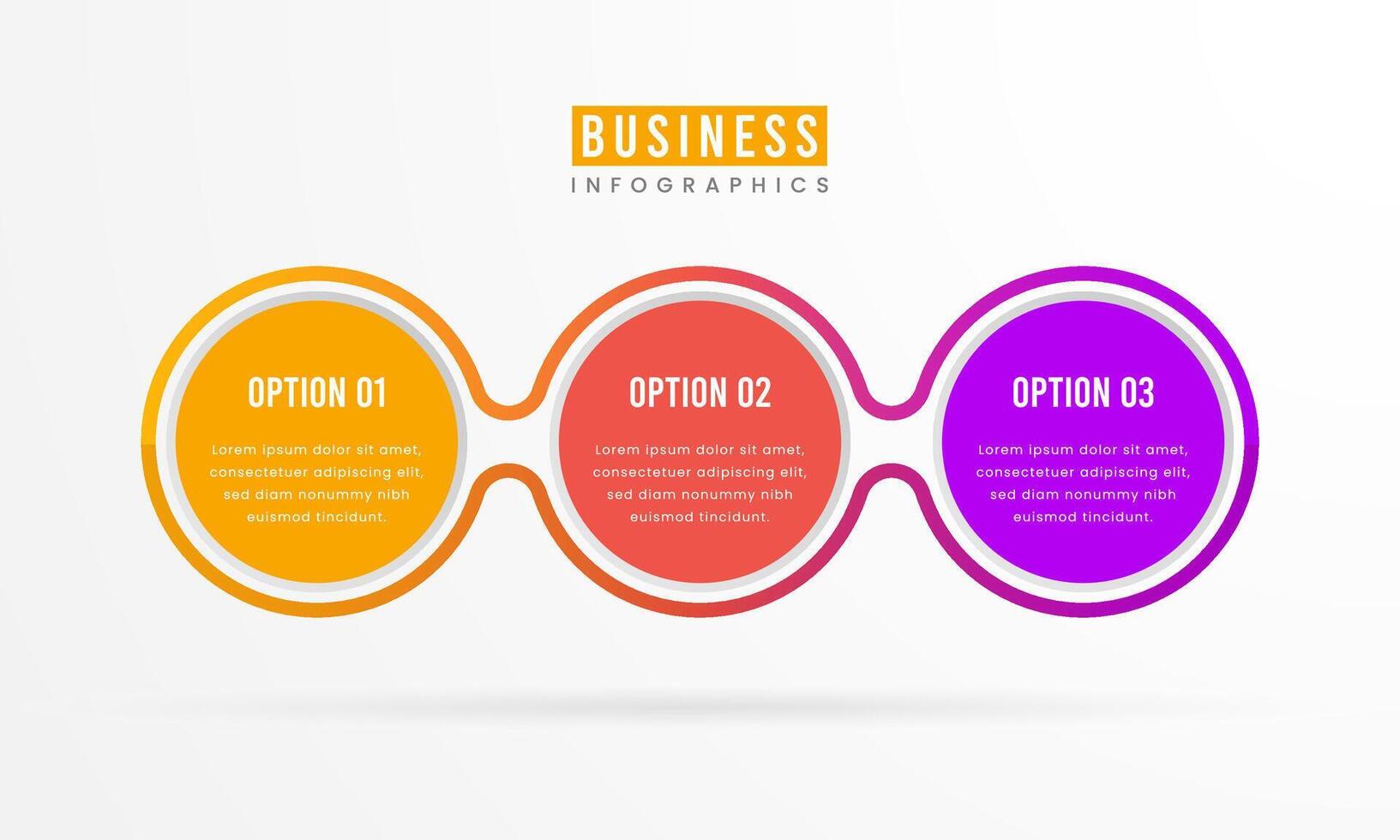 Infographic Illustration design template with icons and 3 steps or options. Can be used for process, presentations, layout, banner,info graph. element timeline 3 step option point infographics designs vector