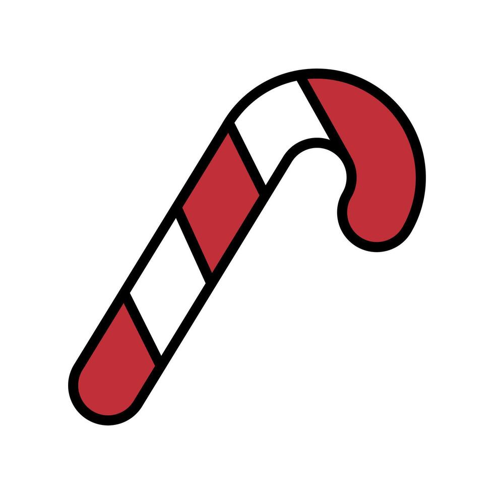 Christmas candy cane vector