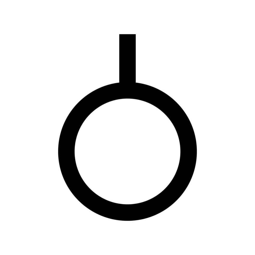 Neutrois symbol, gender icon vector