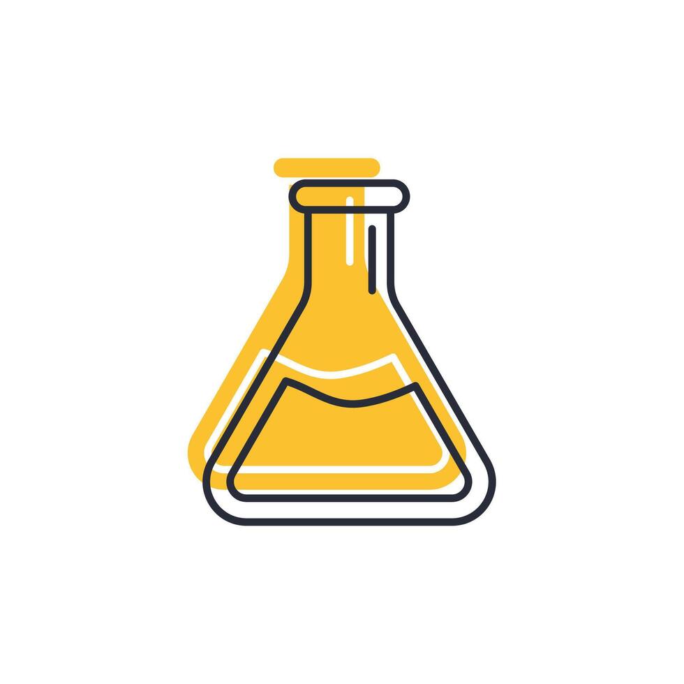 laboratory icon illustration. laboratory symbol isolated on white background vector