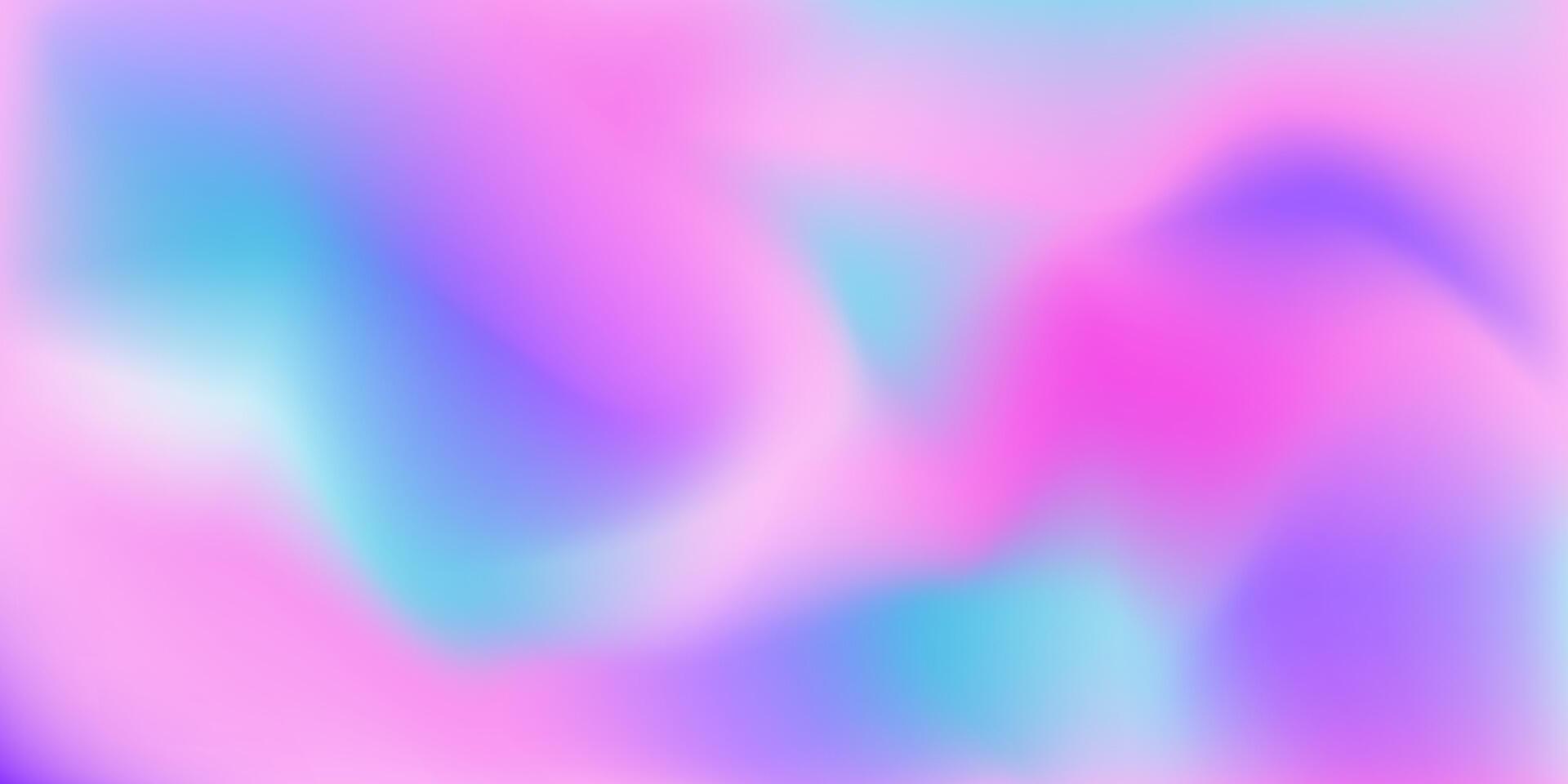 Blurred hologram gradient background. Vintage retro style 80s, 90s vibes lofi neon holographic backdrop vector
