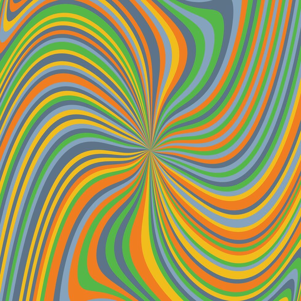 Abstract psychedelic groovy background. vector