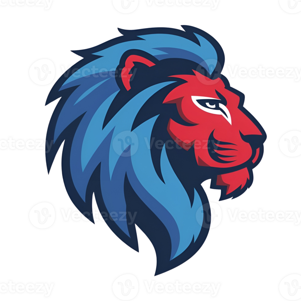 A logo of a side profile lion head png