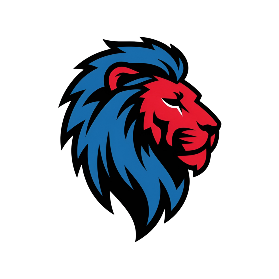 A logo of a side profile lion head png