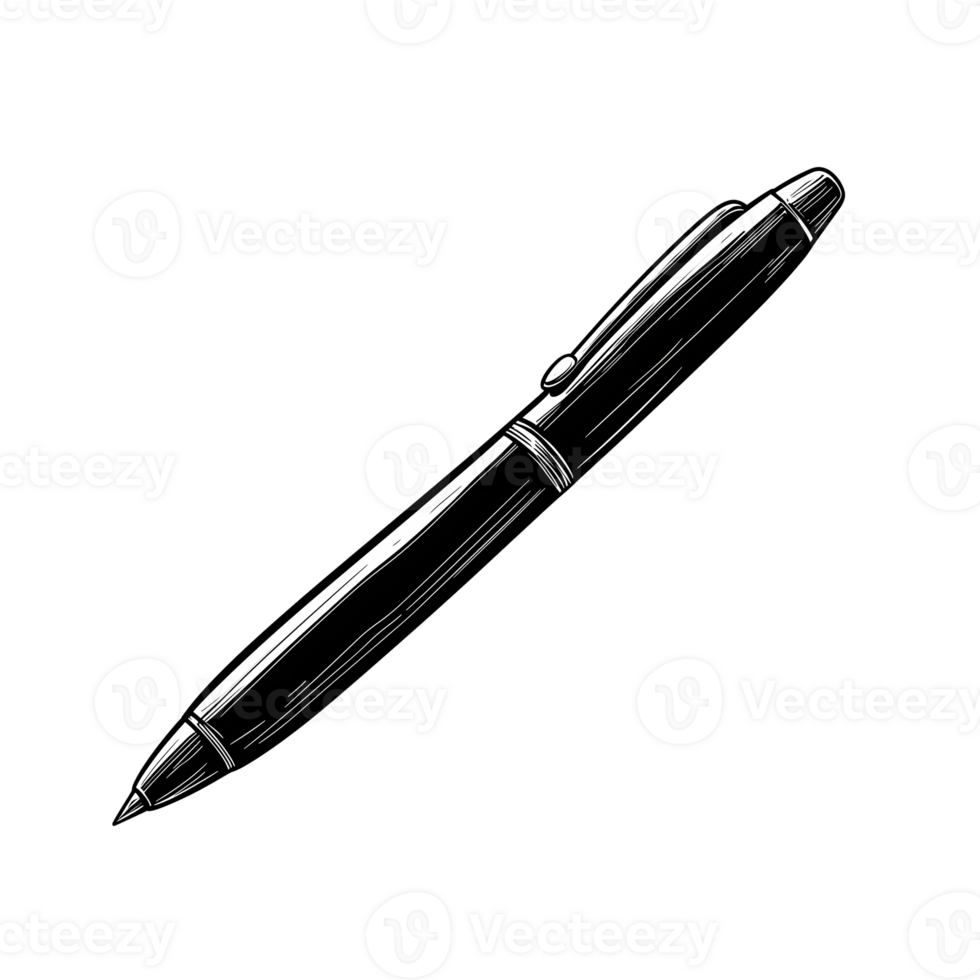 Modern Ink Pen Illustration png