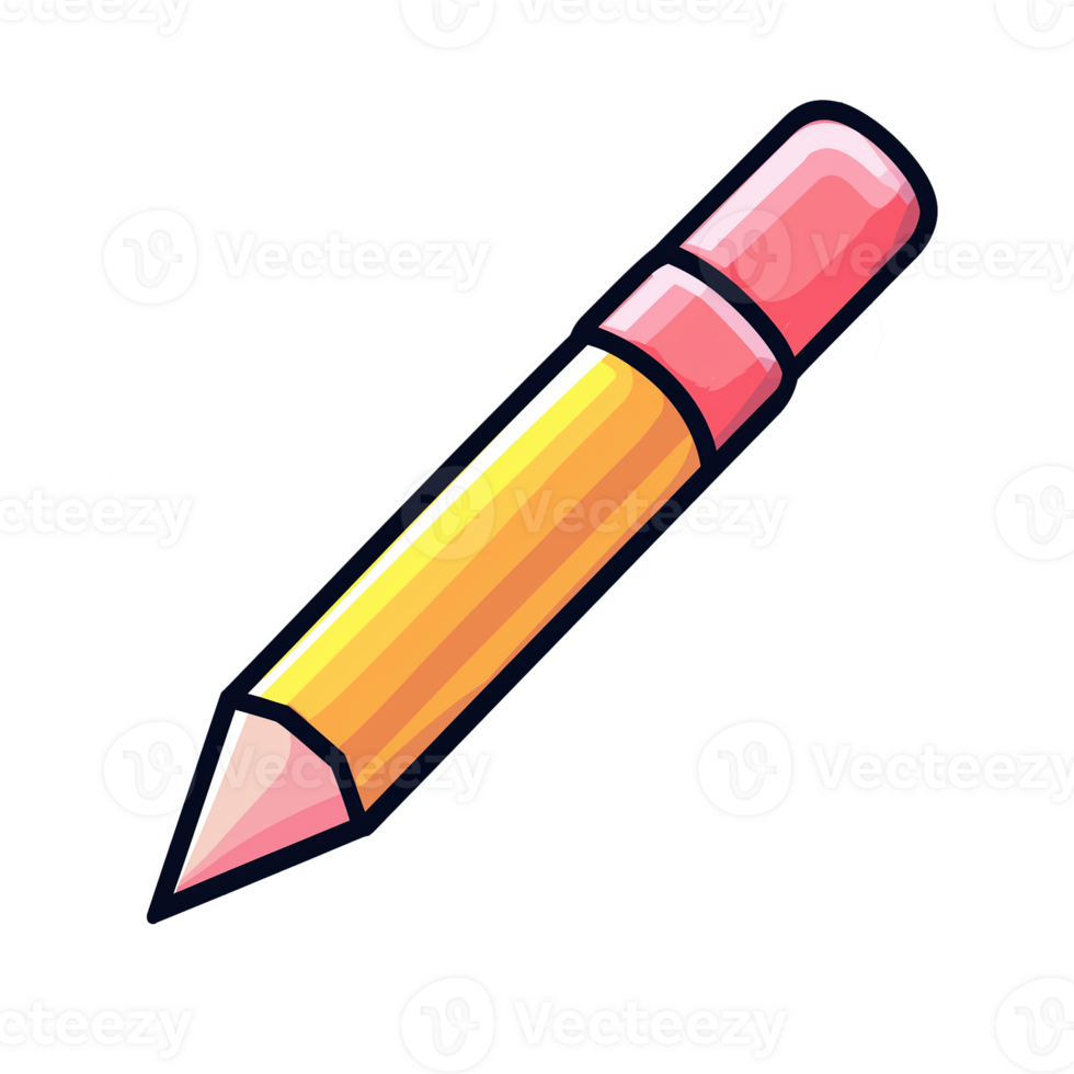 Sharpened Pencil Drawing In White Background png