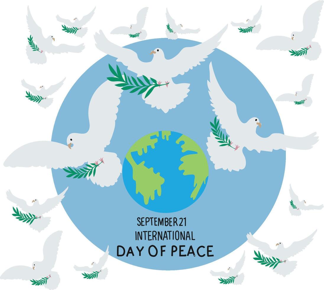 International day of peace vector