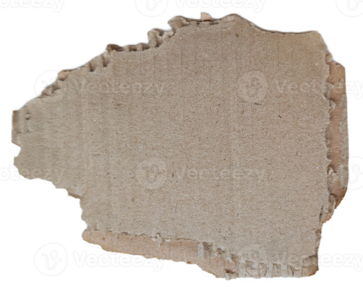 piece of torn packaging cardboard png