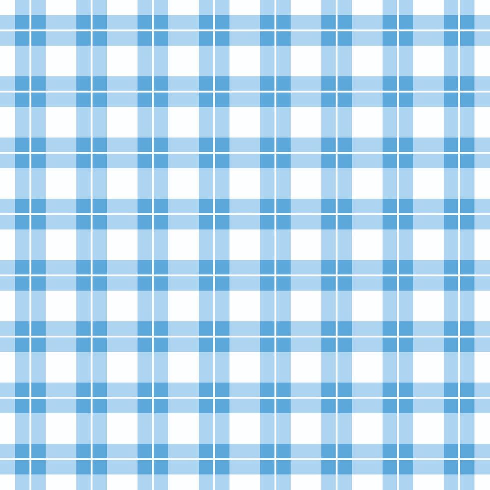 Blue and White Lumberjack Plaid Seamless Pattern vector