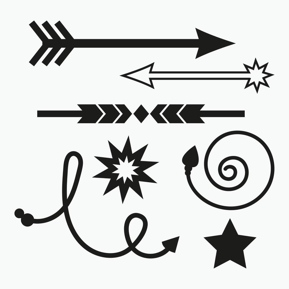 Tribal Arrows graphics vector