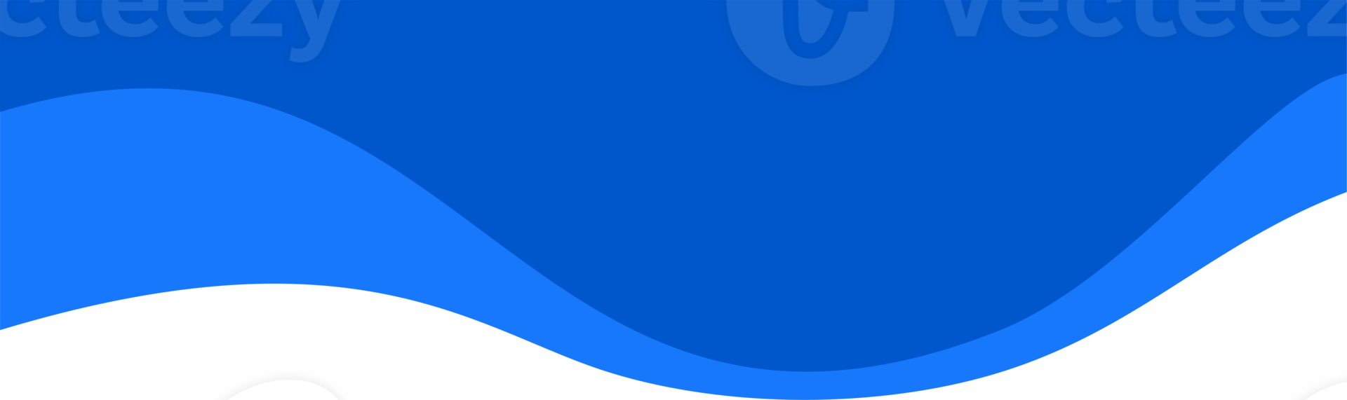 Header shape background for website design. Blue border for banner. Abstract divider for bottom or frame of template and web page. Presentation wavy and curve separator. png