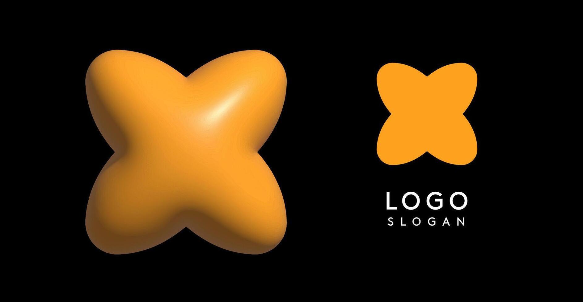 Inflatable letter X appealing 3D logo, glossy shiny bubble logotype for education and childish poster design, U2K brand identity, tech startup, eye-catching typographic. illustration vector