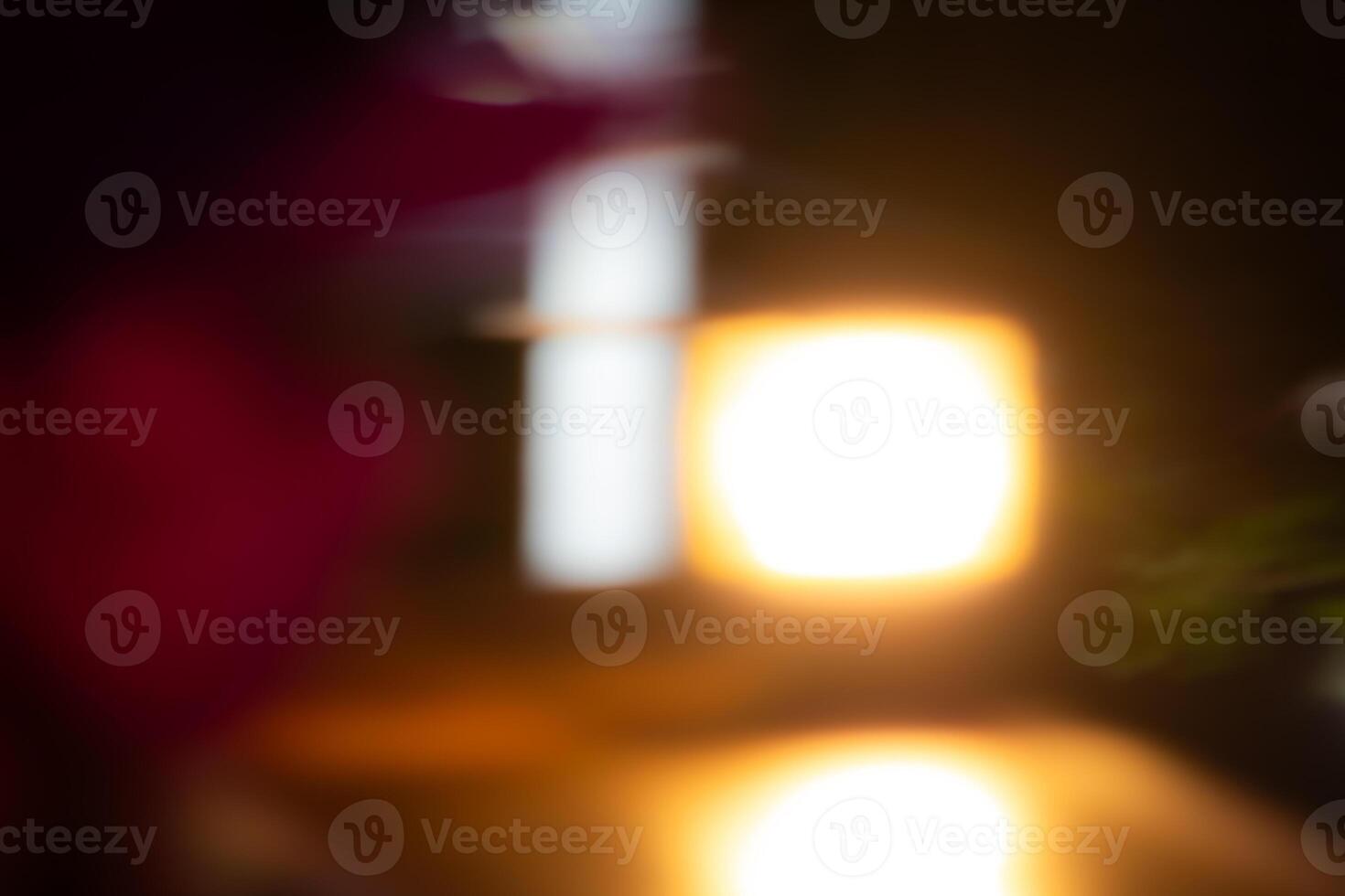 Blurred lights with bokeh effect Background photo