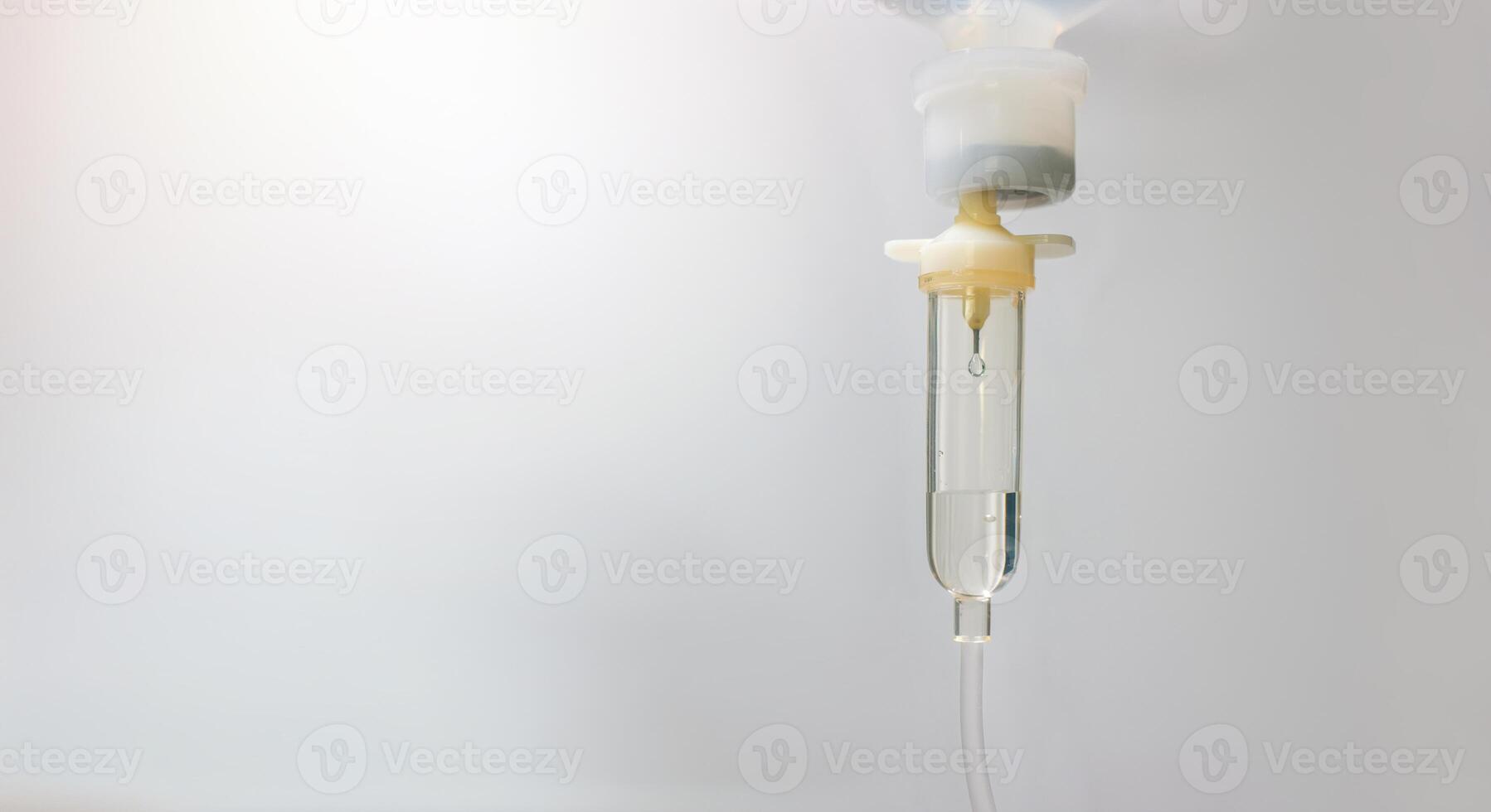 Saline drip in hospital. 0.9 Normal saline solution NSS. Set vitamin iv fluid intravenous drop Because it is influenza A. Concept about of treatment, emergency, medical, chemotherapy photo