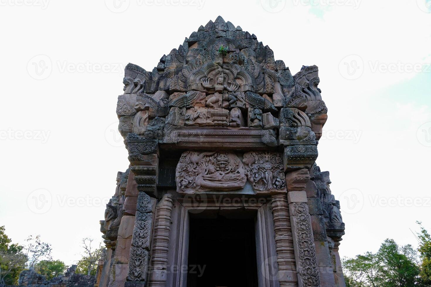Khmer Architecture Prasat Hin Phanom Rung, Buriram Thailand. photo