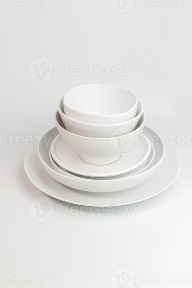 Stack of Plates and Bowls 3 photo