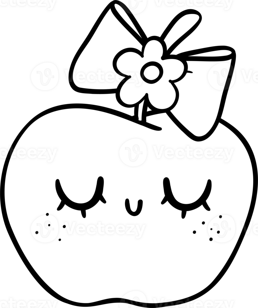 Coquette Girly apple school supplies png