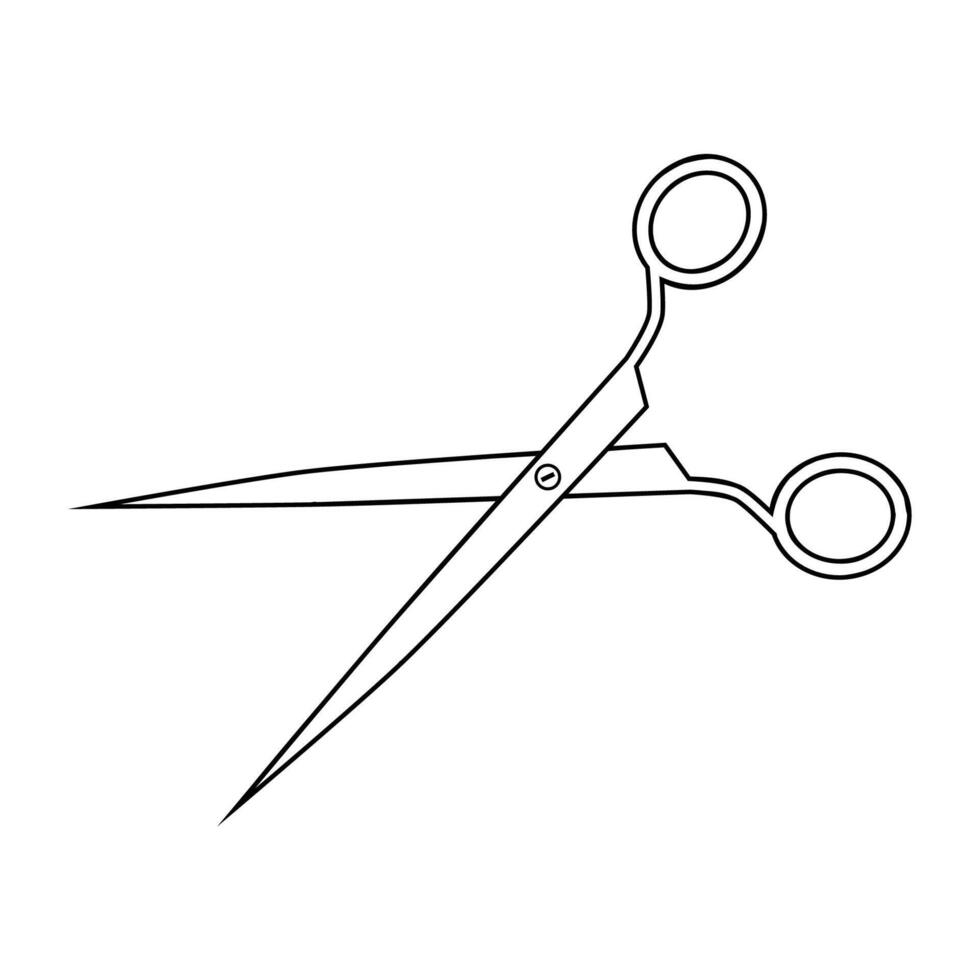 Scissors icon illustration vector