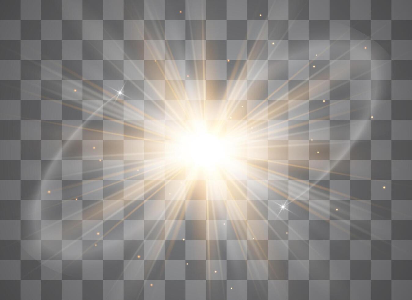 Glow light effect. Star burst with sparkles. vector