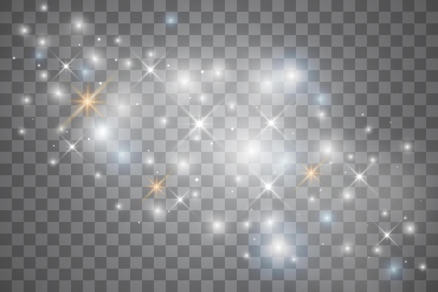 Christmas abstract pattern. Sparkling magic dust particles vector