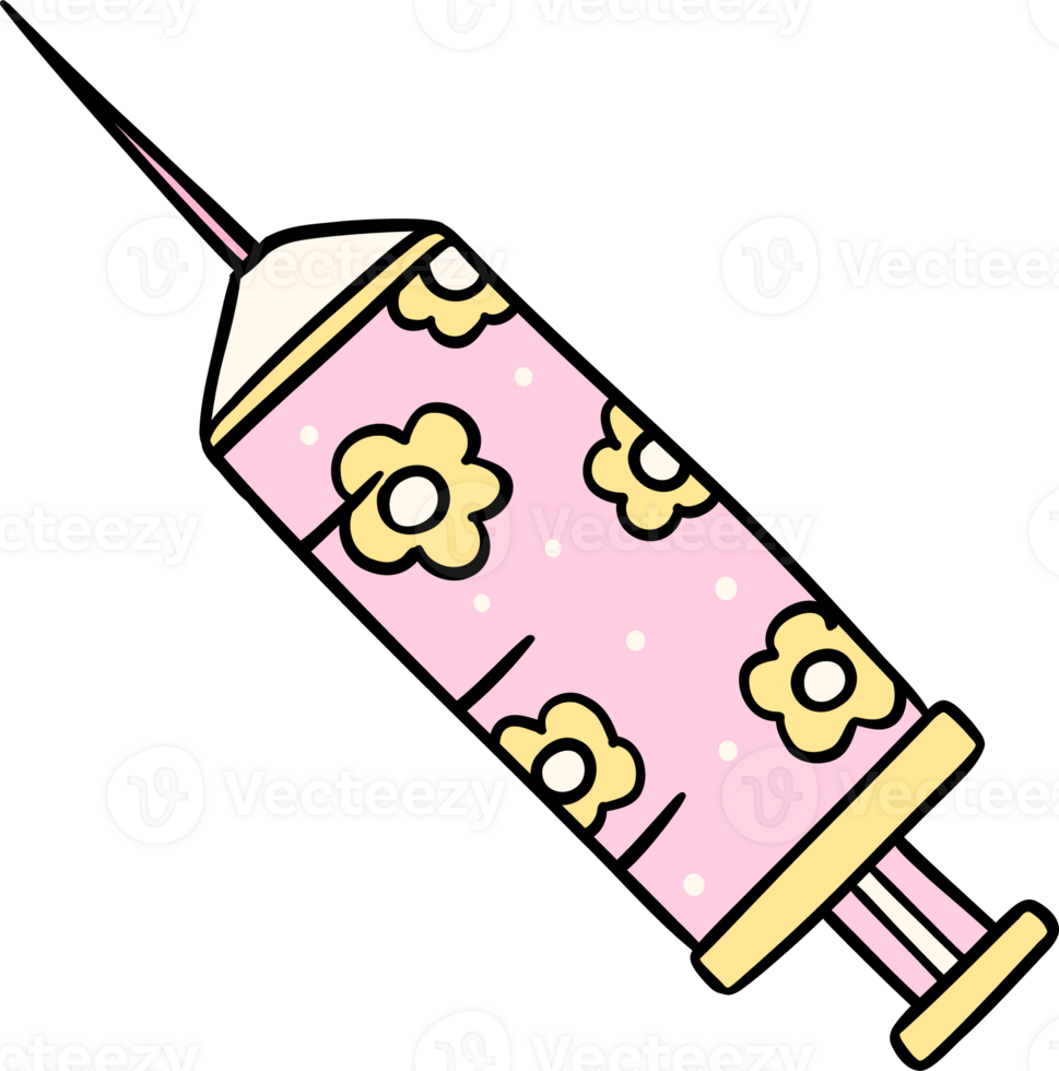 Pastel Groovy syringe png