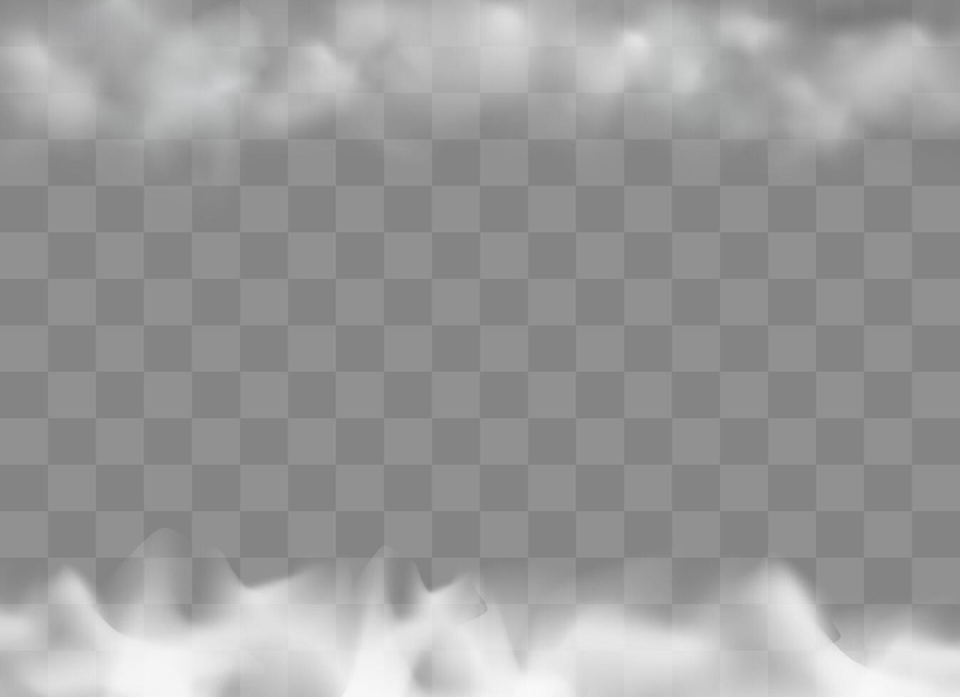 Fog or smoke isolated transparent special effect. vector