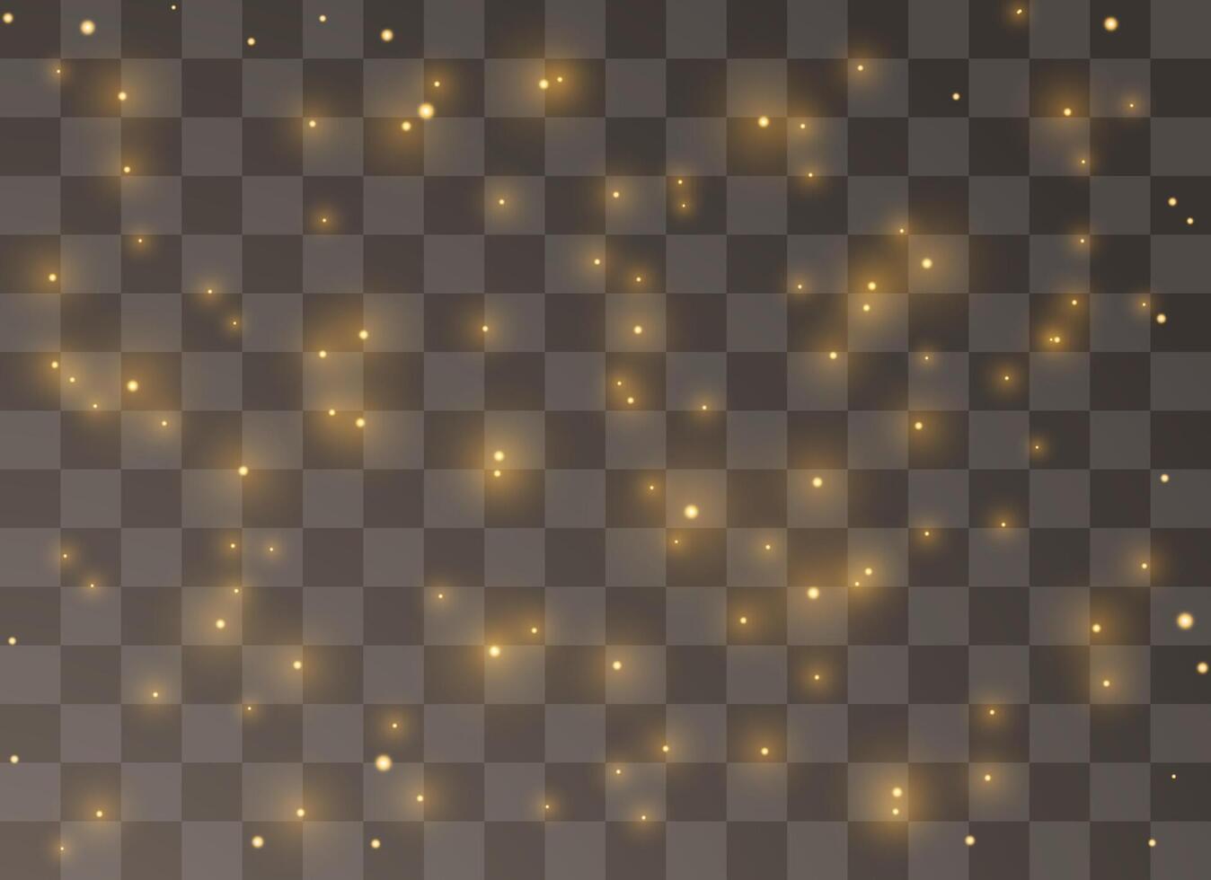 Sparks glitter special light effect. vector
