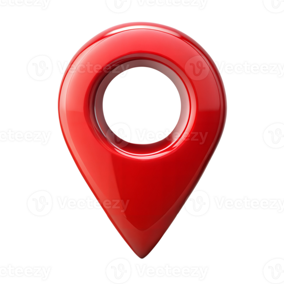 A red Check-in icon on transparent background png